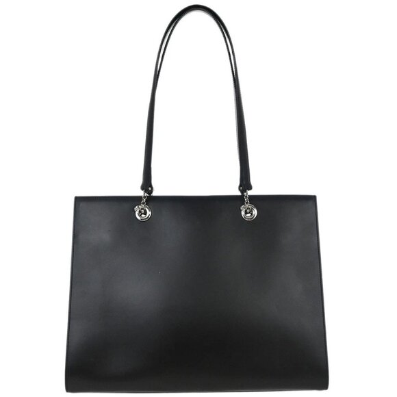 Cartier Handbags - Cartier Black Leather Panthere Tote Handbag EKED 117334